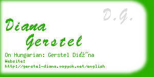 diana gerstel business card